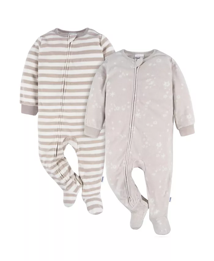 Пижамы-комбинезоны с ножками для мальчиков, 2 шт Gerber, белый
Пижамы-комбинезоны с ножками для мальчиков, 2 шт Gerber, белый
