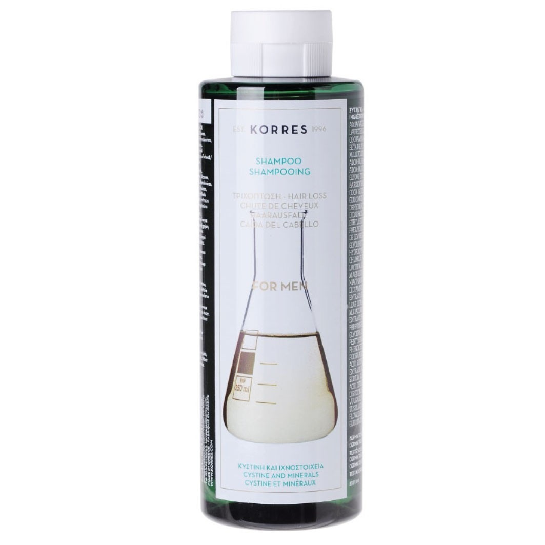 Шампунь cystine & minerals anti-hair loss Korres, объем 250 мл
Шампунь cystine & minerals anti-hair loss Korres, объем 250 мл
