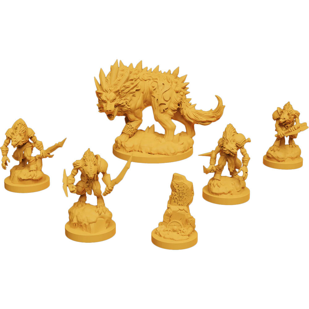 Миниатюра Steamforged Games Godtear: Fenra, Wolf of the End Times & Chainless Curs
Миниатюра Steamforged Games Godtear: Fenra, Wolf of the End Times & Chainless Curs