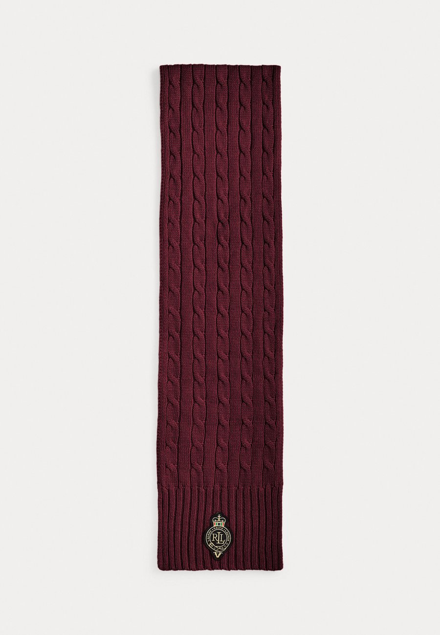 Шарф Lauren Ralph Lauren CREST-PATCH CABLE-KNIT SCARF, Dark Garnet/Bordeaux
Шарф Lauren Ralph Lauren CREST-PATCH CABLE-KNIT SCARF, Dark Garnet/Bordeaux