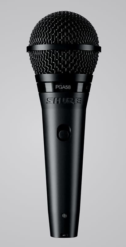 Динамический вокальный микрофон Shure PGA58-QTR
Динамический вокальный микрофон Shure PGA58-QTR