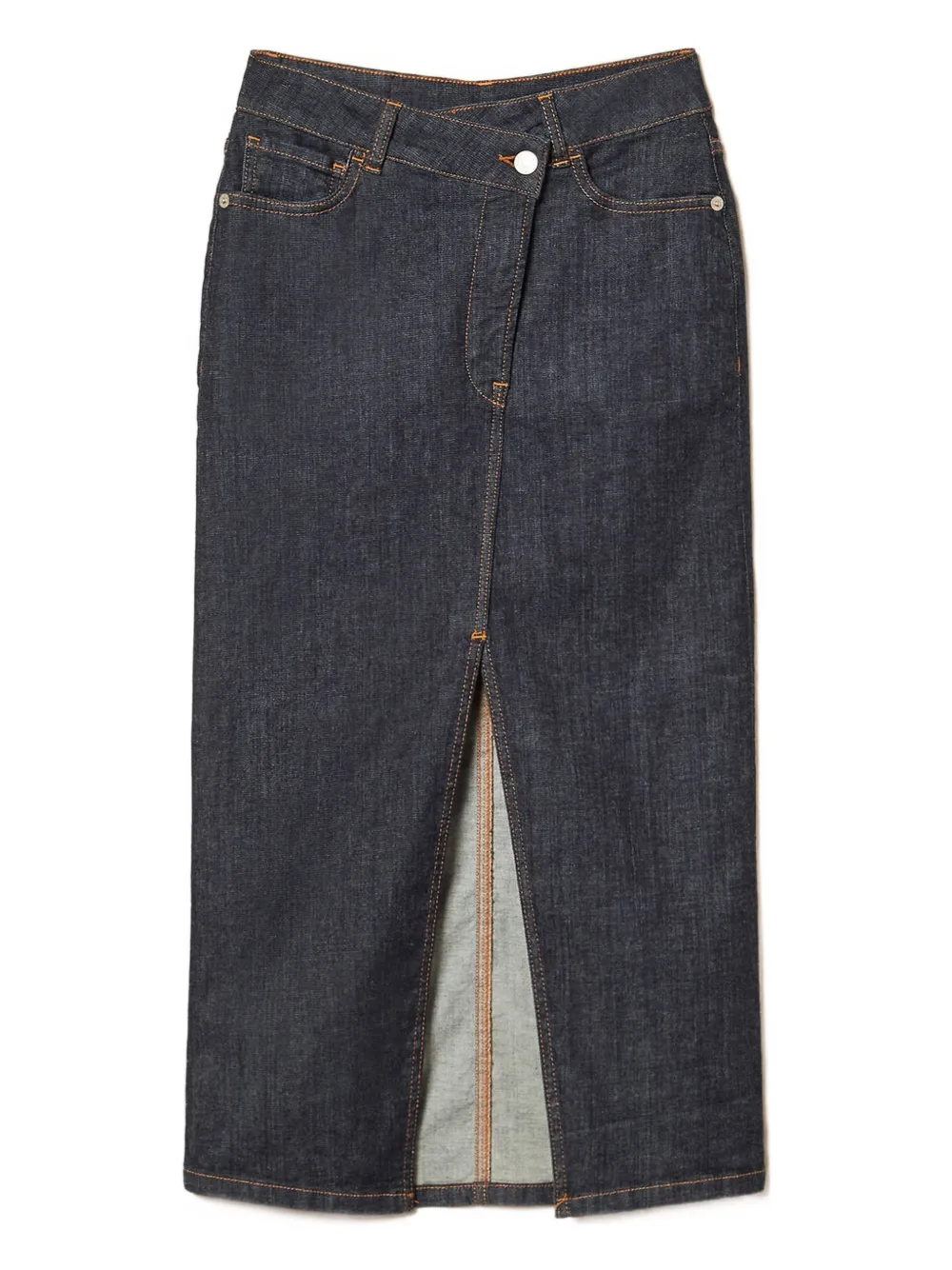 Юбка миди с разрезом Twinset, синий
Юбка миди с разрезом Twinset, синий