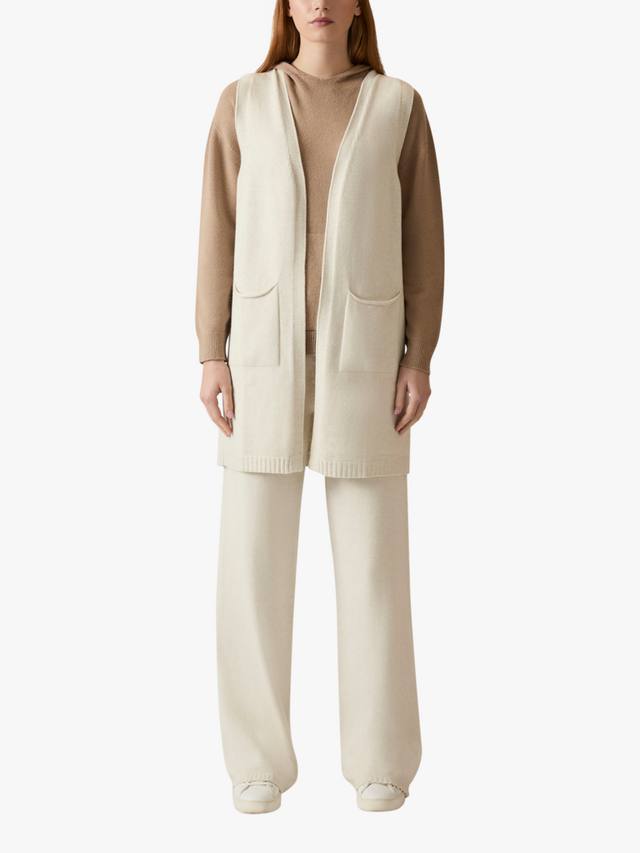 Вязаный удлиненный кардиган без рукавов James Lakeland, белый
Вязаный удлиненный кардиган без рукавов James Lakeland, белый