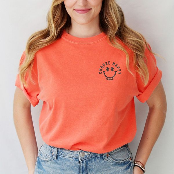 Футболка с вышивкой SWSmiley choose happy lightning face, женская, окрашенная в готовом виде Simply Sage Market, Bright Salmon
Футболка с вышивкой SWSmiley choose happy lightning face, женская, окрашенная в готовом виде Simply Sage Market, Bright Salmon