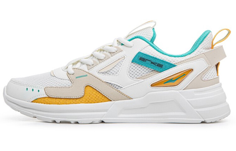 Мужские кроссовки Lifestyle с низким верхом, белый/зеленый Erke 
Мужские кроссовки Lifestyle с низким верхом, белый/зеленый Erke