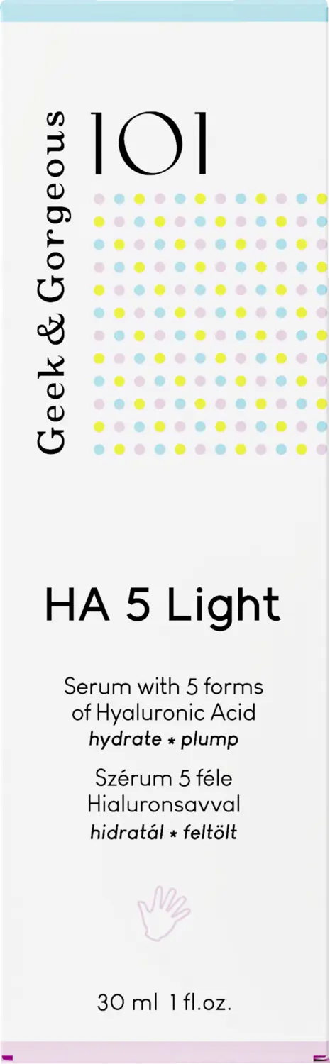 Сыворотка для лица Geek & Gorgeous HA 5 Light Serum
Сыворотка для лица Geek & Gorgeous HA 5 Light Serum