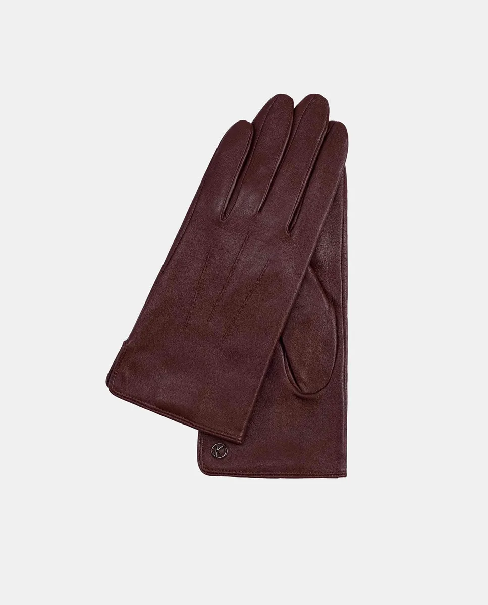 Черные кожаные перчатки с деталями вен на тыльной стороне Kessler
Черные кожаные перчатки с деталями вен на тыльной стороне Kessler