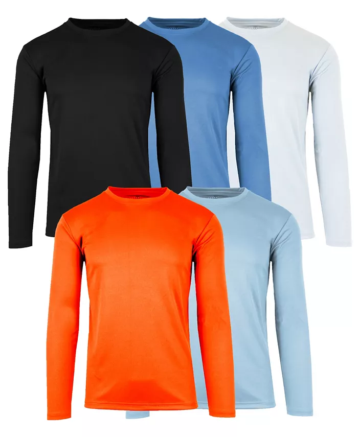 Мужская футболка с длинным рукавом и влагоотводящей технологией Performance с круглым вырезом — набор из 5 штук Galaxy By Harvic, коричневый
Мужская футболка с длинным рукавом и влагоотводящей технологией Performance с круглым вырезом — набор из 5 штук Galaxy By Harvic, коричневый