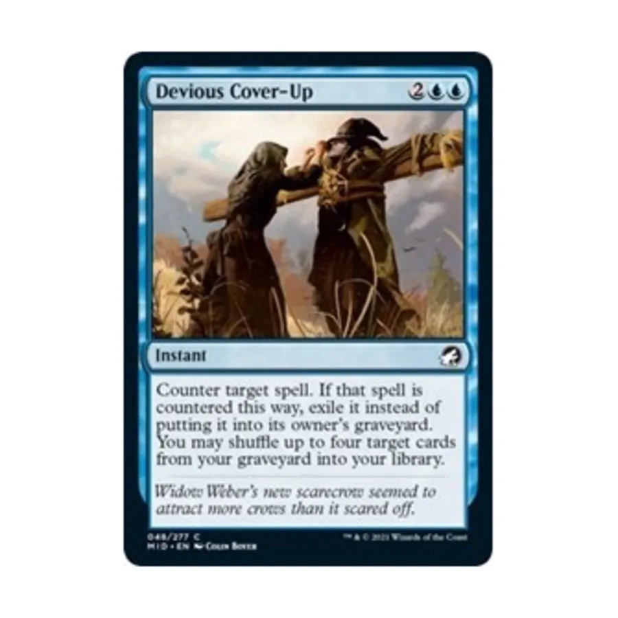 CCG Коварное прикрытие (С), MTG - Innistrad - Midnight Hunt
CCG Коварное прикрытие (С), MTG - Innistrad - Midnight Hunt