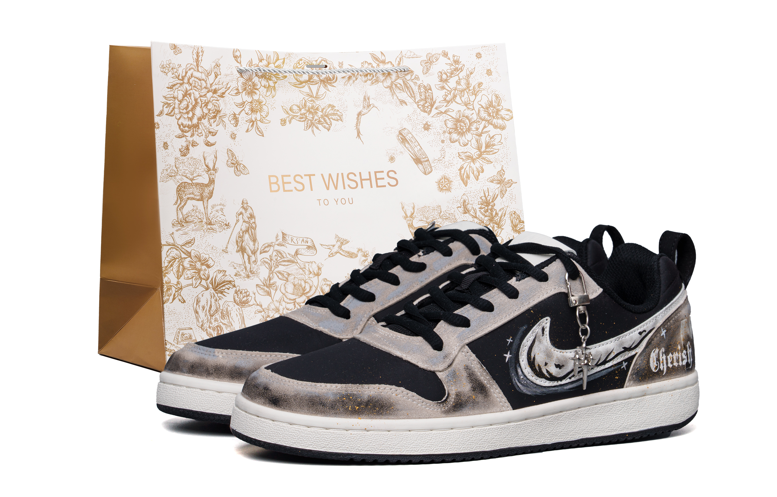 Nike Кроссовки Court Borough Fashion Trend Cushioning Impact Resistance Slip Resistant Low top Skateboard Shoes мужские черно-серые
Nike Кроссовки Court Borough Fashion Trend Cushioning Impact Resistance Slip Resistant Low top Skateboard Shoes мужские черно-серые