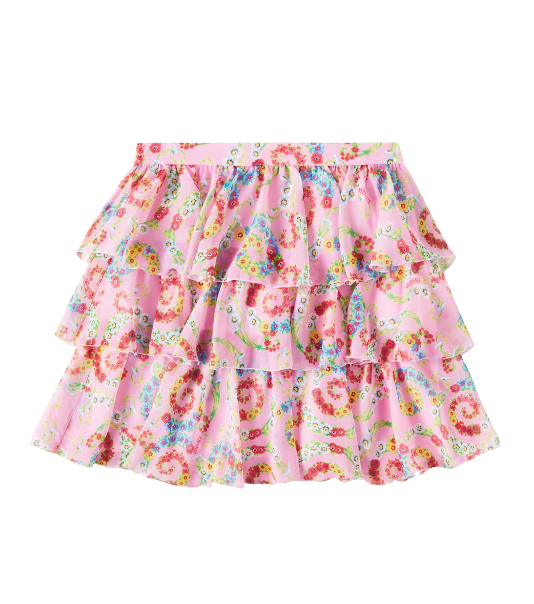 Цветочная юбка Versace Kids, Pastel Pink+Multicolor 
Цветочная юбка Versace Kids, Pastel Pink+Multicolor