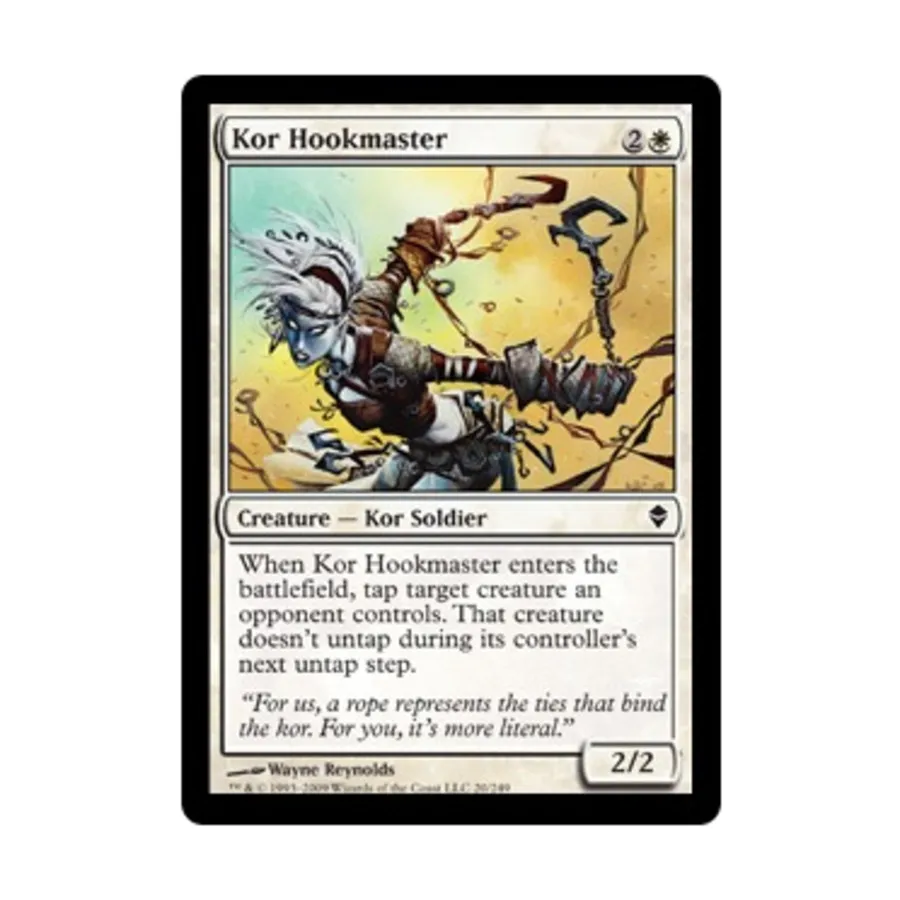 CCG Кор Хукмастер (К), MTG - Zendikar
CCG Кор Хукмастер (К), MTG - Zendikar