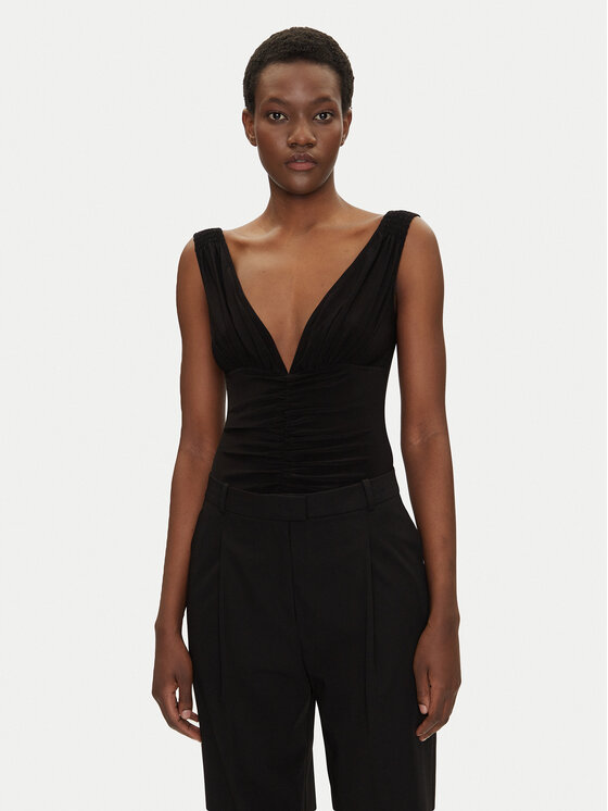 Стройное боди KK424XPLH35001 Norma Kamali, черный 
Стройное боди KK424XPLH35001 Norma Kamali, черный