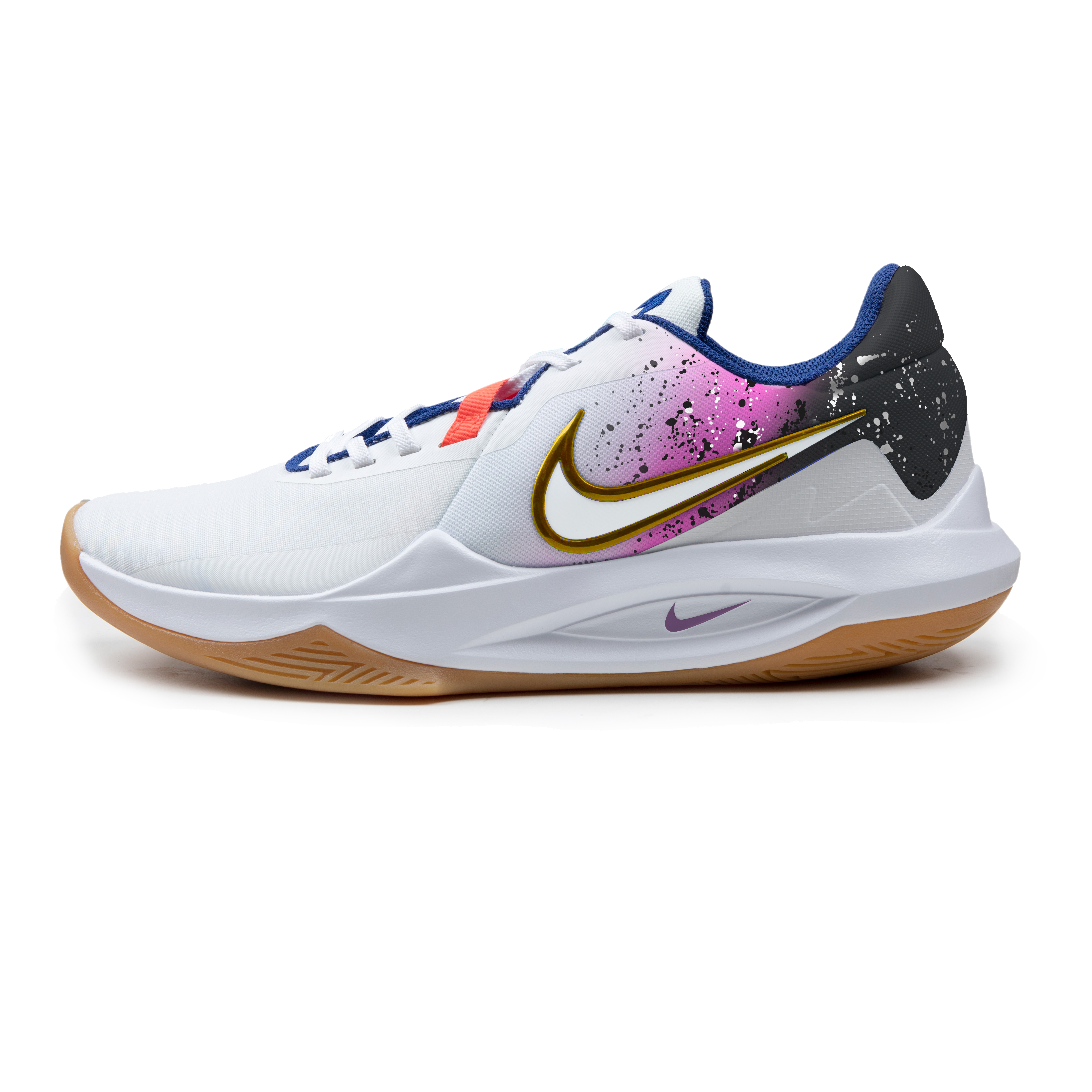 Nike Баскетбольные кроссовки Precision 6 с низким верхом, противоскользящие, износостойкие, мужские, белые, фиолетовые
Nike Баскетбольные кроссовки Precision 6 с низким верхом, противоскользящие, износостойкие, мужские, белые, фиолетовые