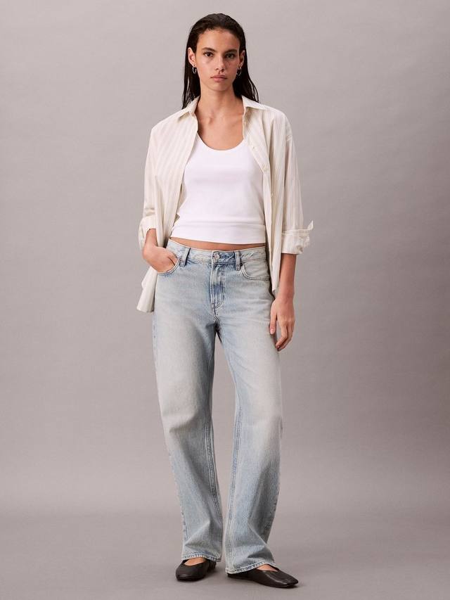 Джинсы Signature 90's Straight Leg из хлопкового денима Calvin Klein
Джинсы Signature 90's Straight Leg из хлопкового денима Calvin Klein