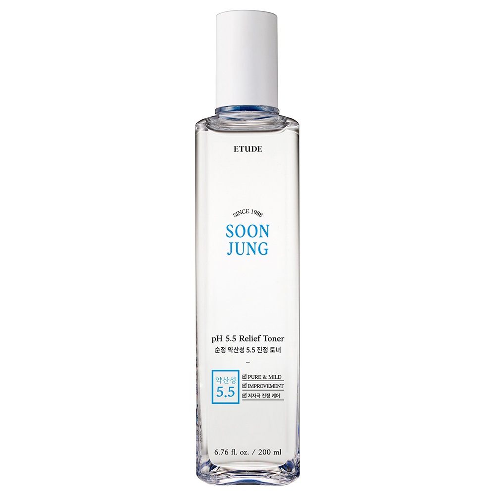 Тоник для лица soon jung ph 5.5 relief toner Etude, объем 200 мл
Тоник для лица soon jung ph 5.5 relief toner Etude, объем 200 мл