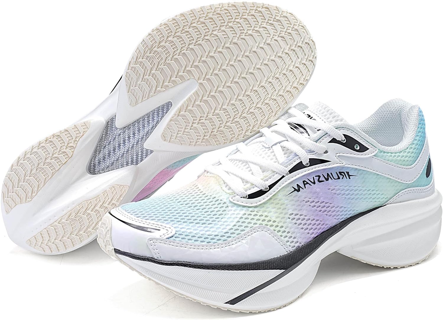 Женские и мужские кроссовки для бега - беговые с карбоновой пластиной, с высокой отдачей, двойной амортизацией, противоскользящие для ежедневных тренировок и повседневного использования Irunsvan, белый
Женские и мужские кроссовки для бега - беговые с карбоновой пластиной, с высокой отдачей, двойной амортизацией, противоскользящие для ежедневных тренировок и повседневного использования Irunsvan, белый