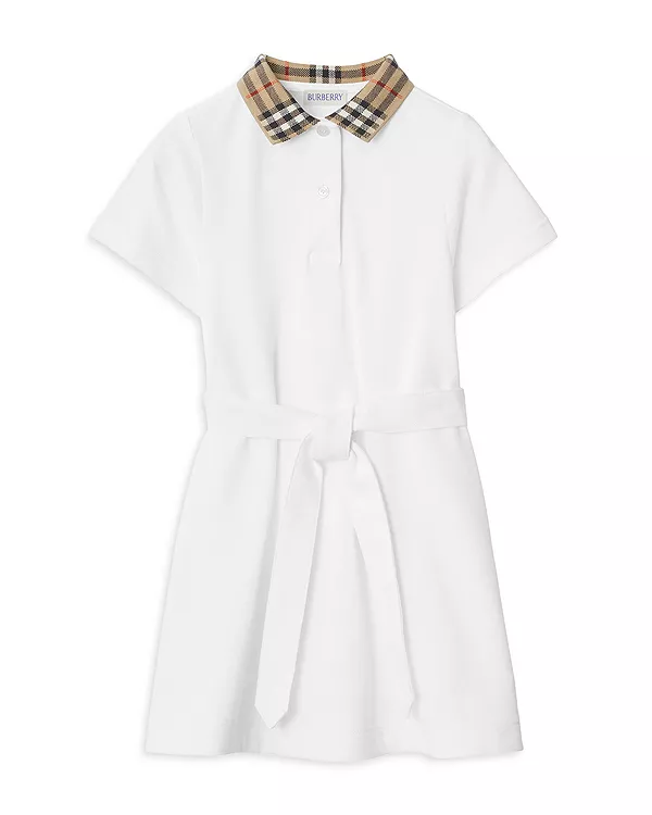 Платье-Поло в клетку для девочек, для малышек и детей постарше - эксклюзив Burberry, белый
Платье-Поло в клетку для девочек, для малышек и детей постарше - эксклюзив Burberry, белый