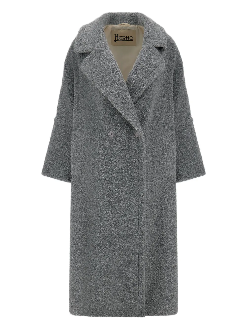 Флисовое двубортное пальто Herno, серый
Флисовое двубортное пальто Herno, серый