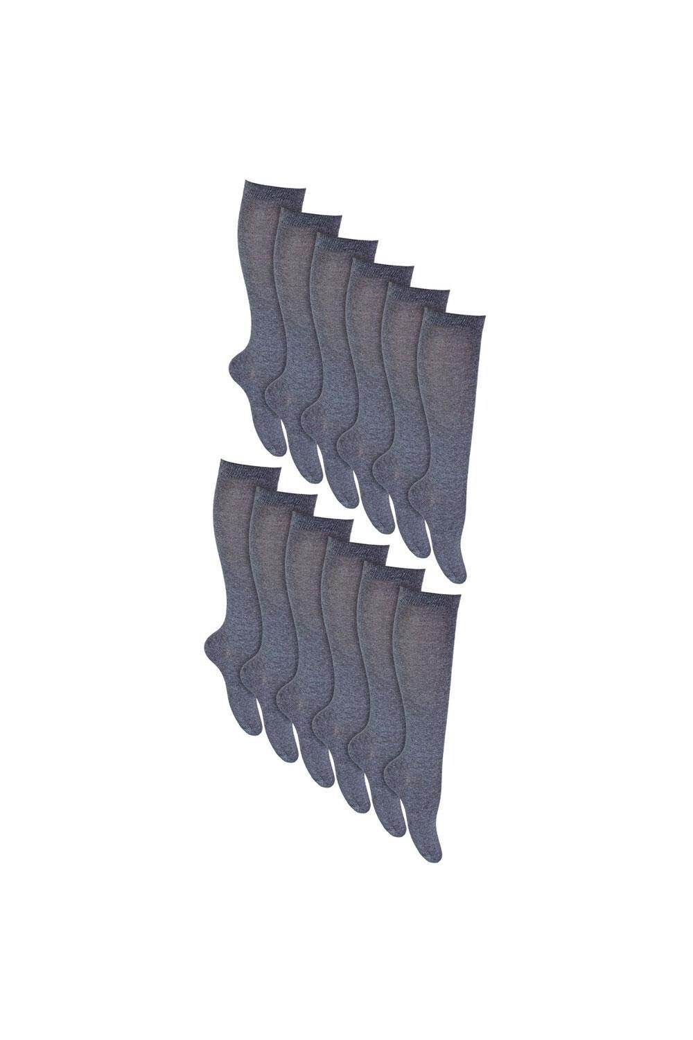 12 пар длинных дышащих хлопковых школьных носков до колена Sock Snob, серый
12 пар длинных дышащих хлопковых школьных носков до колена Sock Snob, серый
