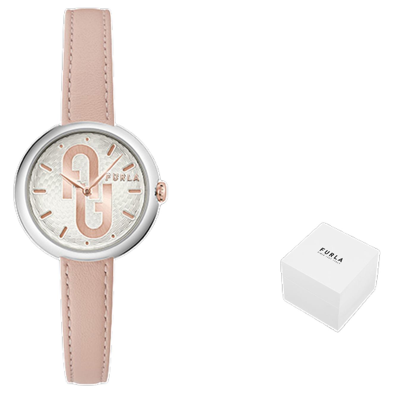 Furla Часы HERITAGE Series Wrist Watch Quartz Movement Genuine Leather Strap 32mm Silver Dial Women's Watch, Nude
Furla Часы HERITAGE Series Wrist Watch Quartz Movement Genuine Leather Strap 32mm Silver Dial Women's Watch, Nude