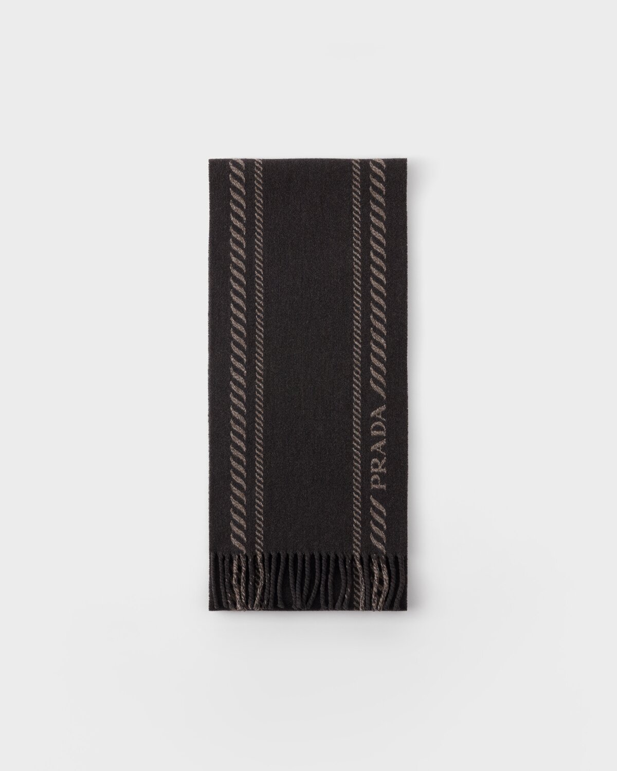 Шарф из шерсти и кашемира Prada, коричневый
Шарф из шерсти и кашемира Prada, коричневый