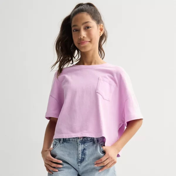 Футболка с принтом на кармане для девочек 7-16 лет Limited Too, сиреневый
Футболка с принтом на кармане для девочек 7-16 лет Limited Too, сиреневый