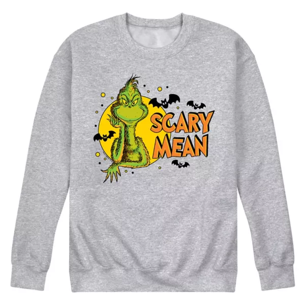 Мужская толстовка из флиса "Доктор Сьюз — Гринч, страшный и злой" Licensed Character, серый 
Мужская толстовка из флиса "Доктор Сьюз — Гринч, страшный и злой" Licensed Character, серый