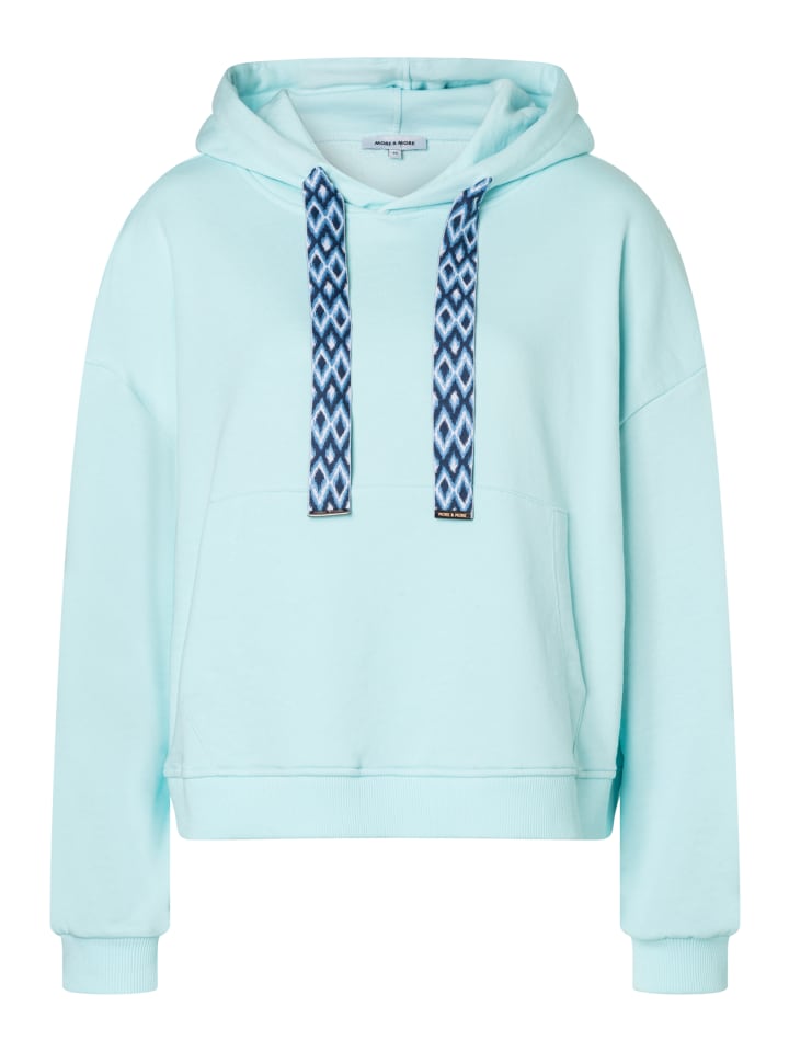 свободная толстовка цвета голубой дымки More & More
свободная толстовка цвета голубой дымки More & More