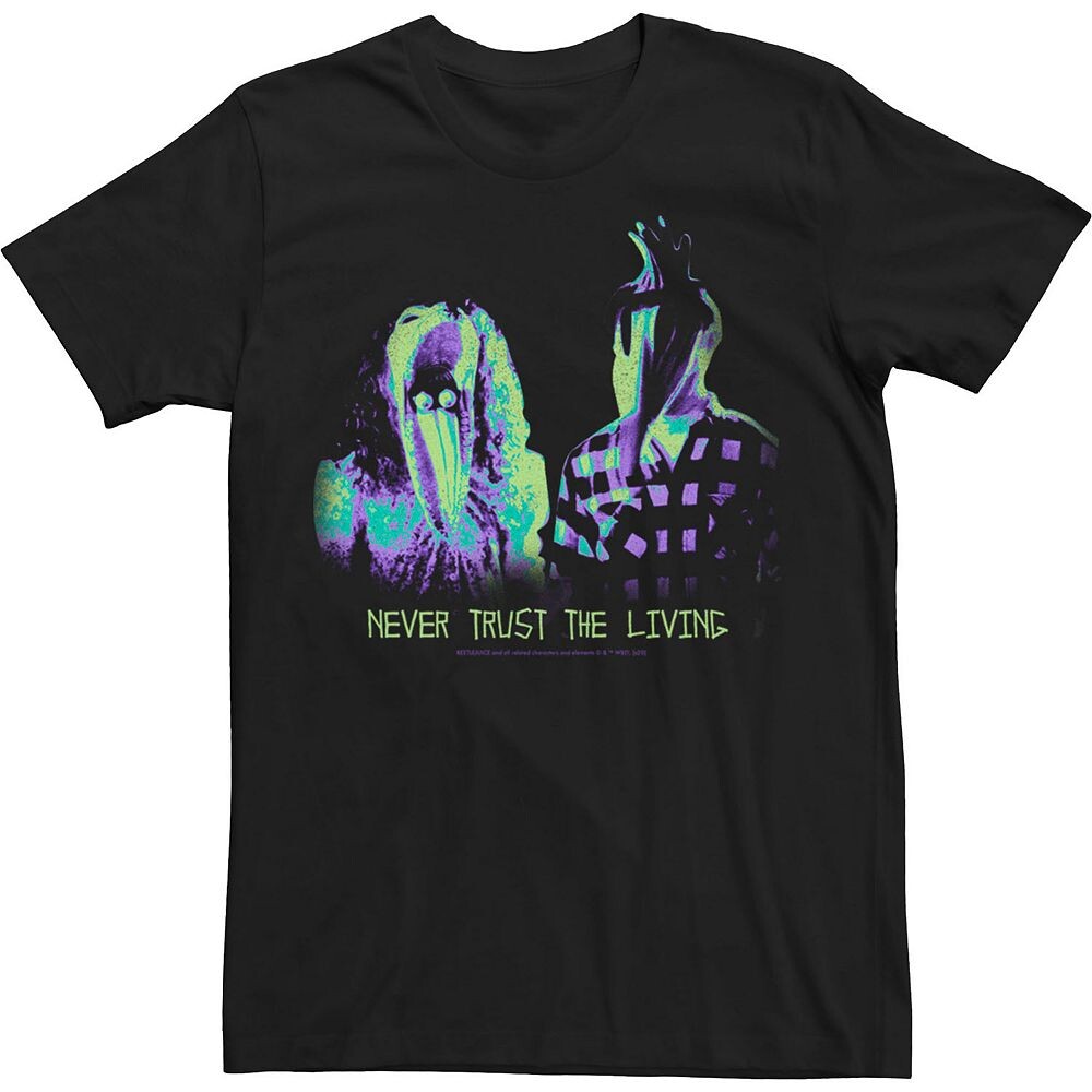 Мужская футболка Beetlejuice Neon Souls Movie Quote Licensed Character, черный 
Мужская футболка Beetlejuice Neon Souls Movie Quote Licensed Character, черный