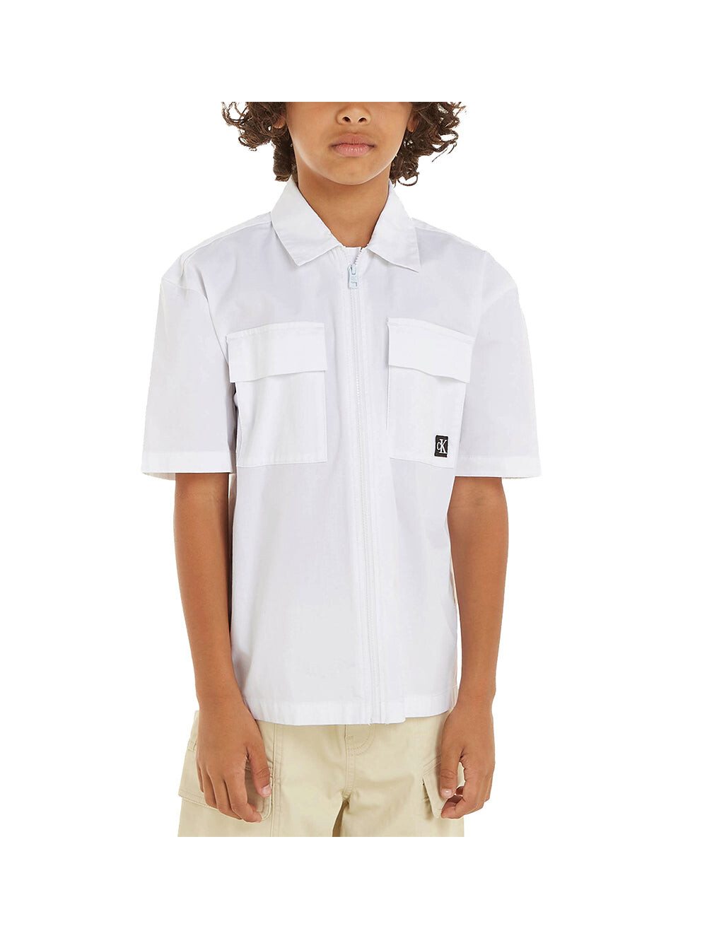 Белая детская рубашка Calvin Klein
Белая детская рубашка Calvin Klein