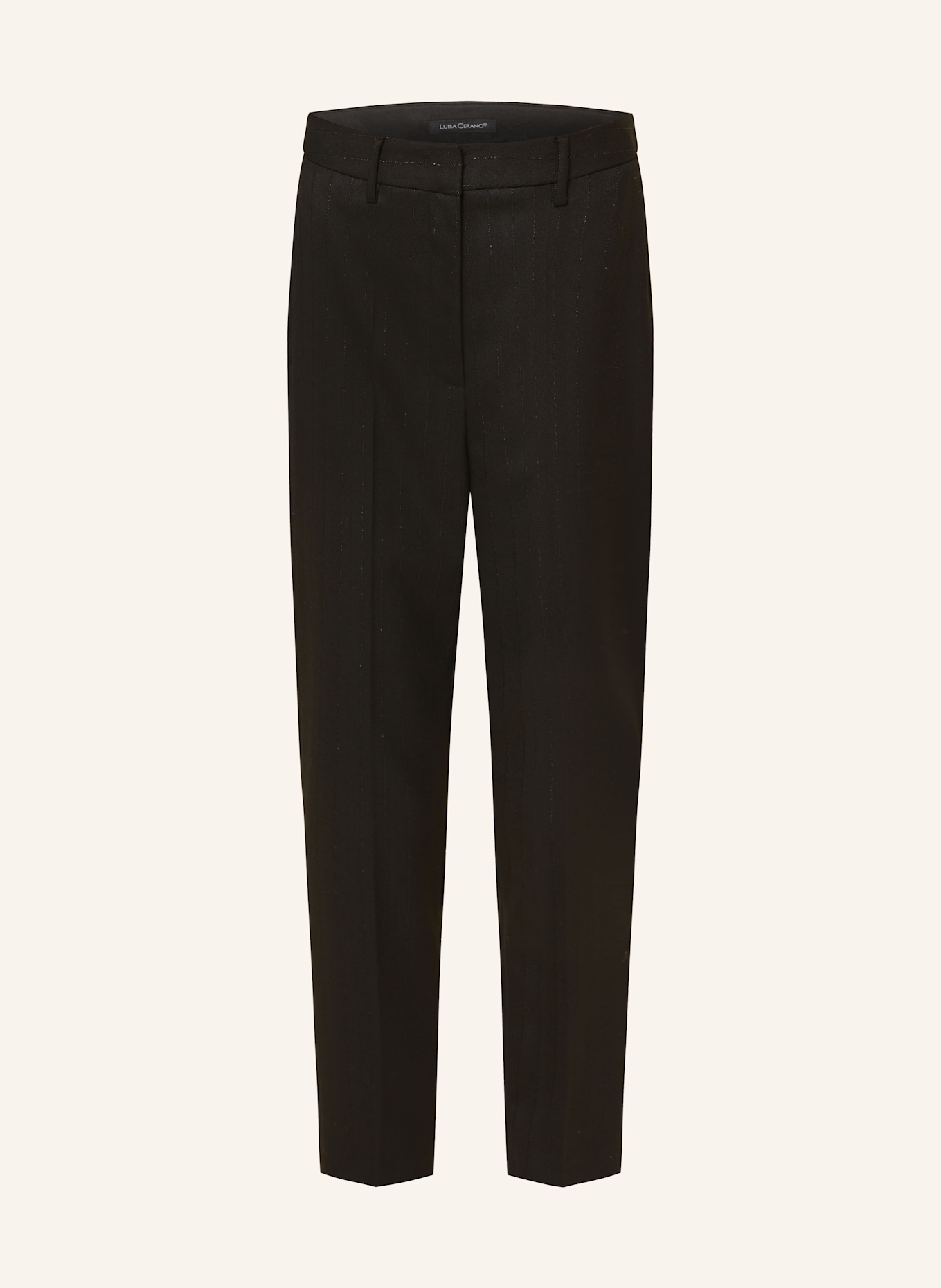 Брюки с блестящей пряжей Luisa Cerano, черный
Брюки с блестящей пряжей Luisa Cerano, черный