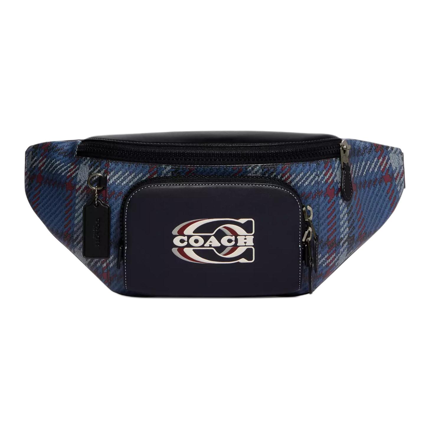 COACH Трек холст с кожаной поясной сумкой Medium Women's Marine Blue
COACH Трек холст с кожаной поясной сумкой Medium Women's Marine Blue