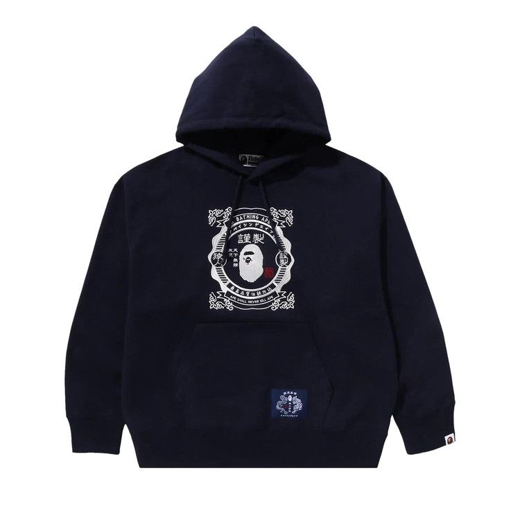 Худи BAPE Japanese Motif Pullover Hoodie, Navy
Худи BAPE Japanese Motif Pullover Hoodie, Navy
