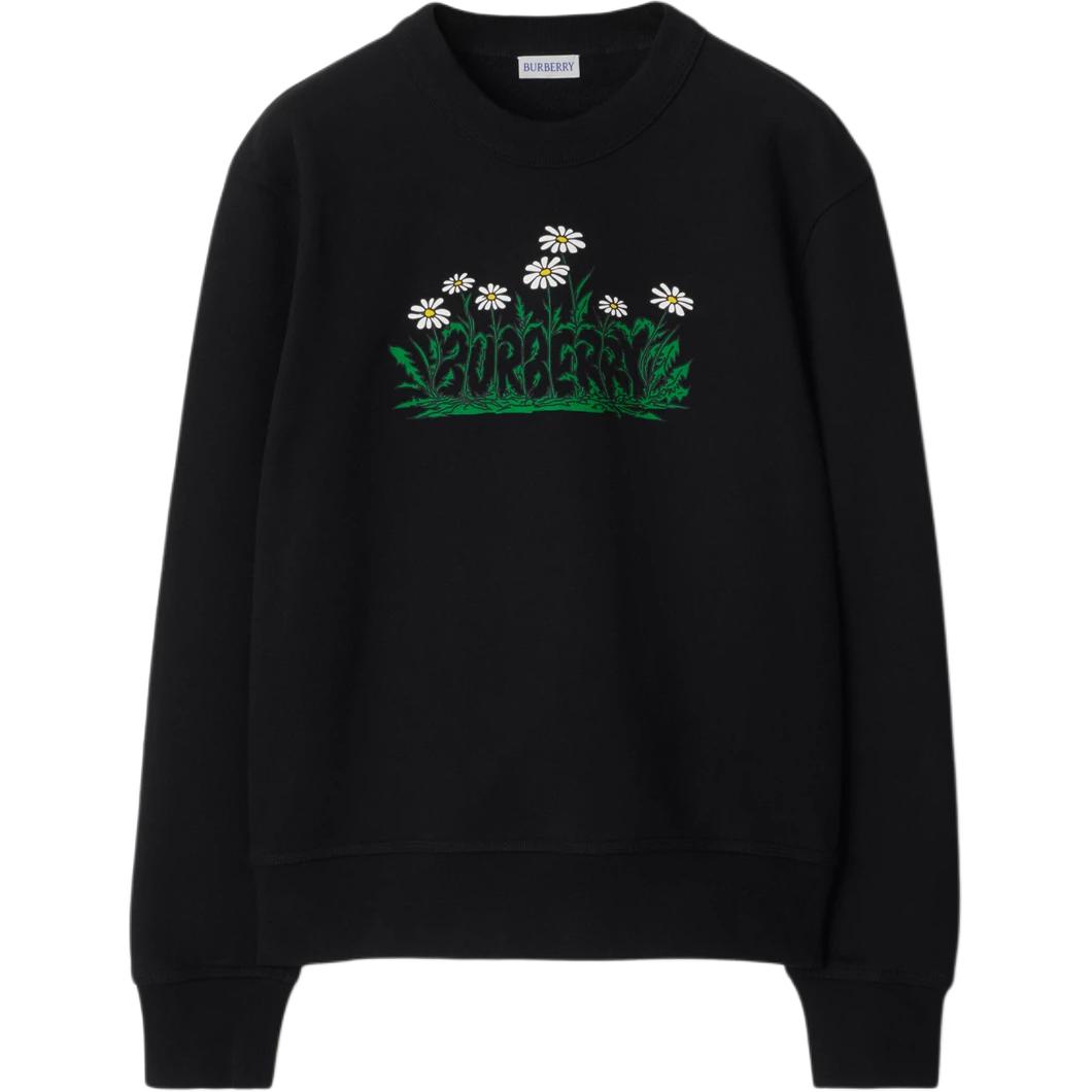 Свитшот с принтом логотипа Burberry, черный
Свитшот с принтом логотипа Burberry, черный