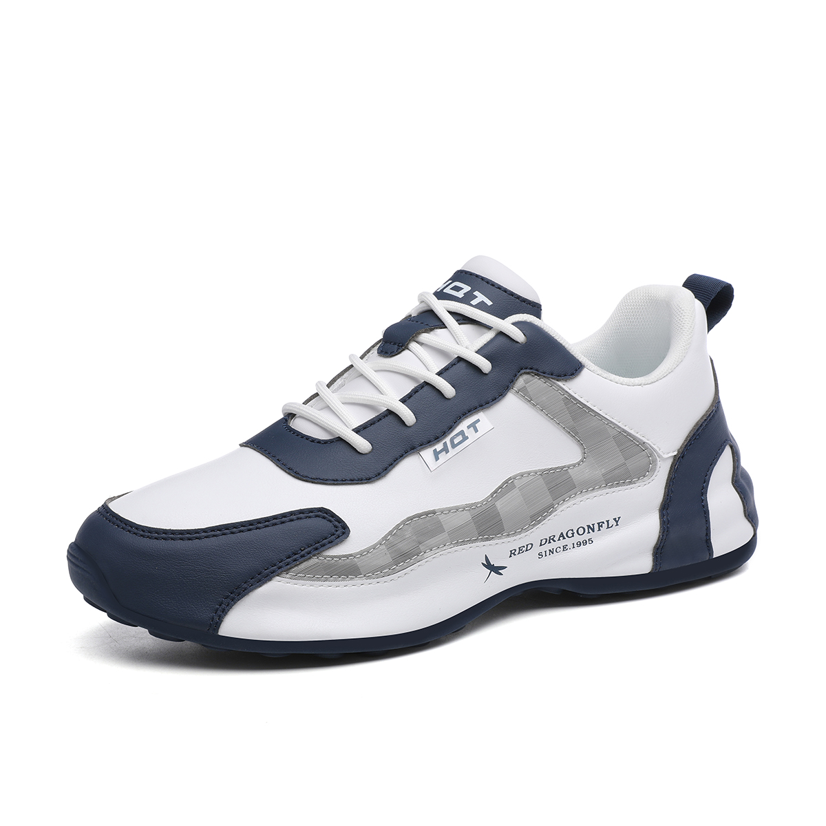 Мужские кроссовки с низкой подошвой, увеличивающие рост и устойчивые к истиранию RED DRAGONFLY, White
Мужские кроссовки с низкой подошвой, увеличивающие рост и устойчивые к истиранию RED DRAGONFLY, White