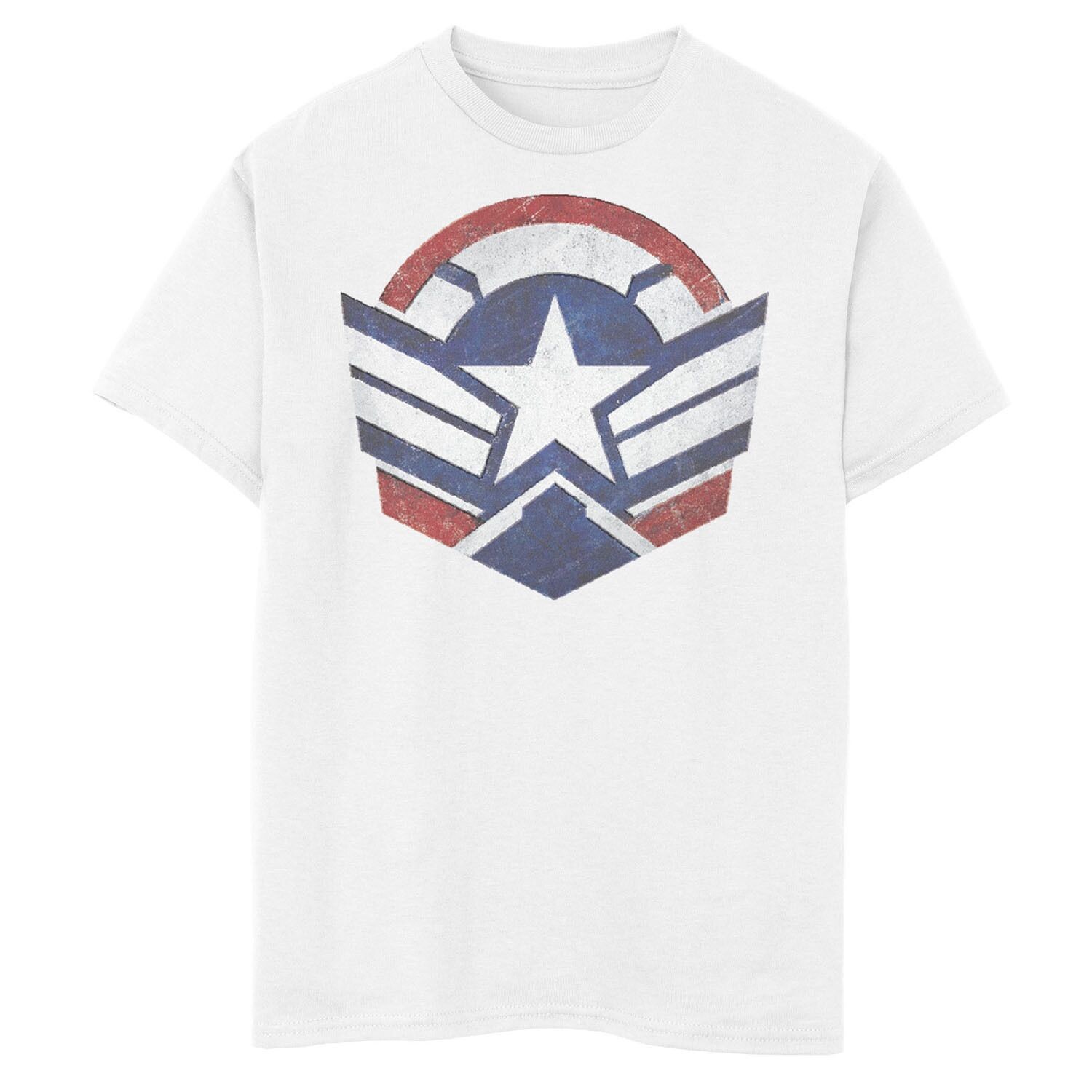 Футболка с логотипом Marvel: Falcon and The Winter Soldier для мальчиков 8–20 лет и щитом с изображением крыльев и щита Marvel
Футболка с логотипом Marvel: Falcon and The Winter Soldier для мальчиков 8–20 лет и щитом с изображением крыльев и щита Marvel