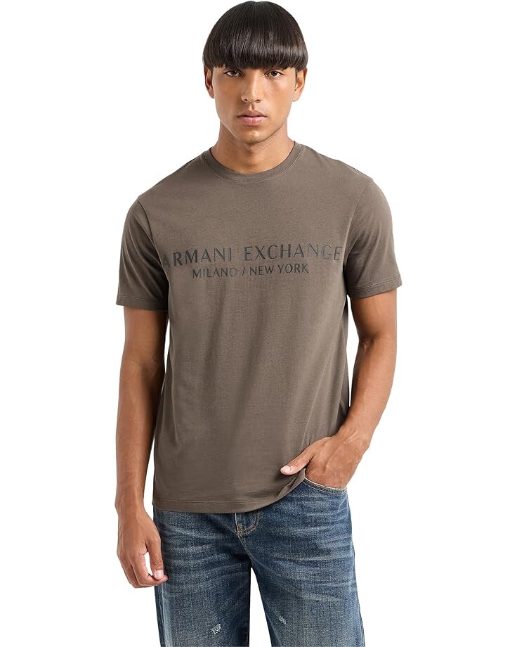 Футболка Armani Exchange Regular Fit Short Sleeve Milan New York Logo Tee, зеленый
Футболка Armani Exchange Regular Fit Short Sleeve Milan New York Logo Tee, зеленый