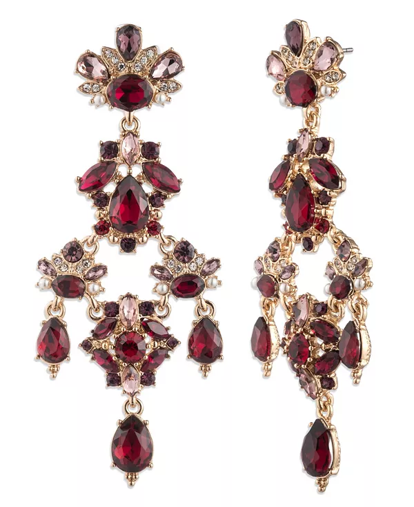 Серьги-Люстры с имитацией жемчуга и несколькими камнями, золотисто-красного оттенка Marchesa, red
Серьги-Люстры с имитацией жемчуга и несколькими камнями, золотисто-красного оттенка Marchesa, red