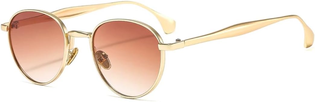 Ретро металлические круглые панк-солнцезащитные очки для мужчин, защита от УФ-излучения UV400, модные градиентные солнцезащитные очки для женщин SZVVBKK, Golden Tea Gradient
Ретро металлические круглые панк-солнцезащитные очки для мужчин, защита от УФ-излучения UV400, модные градиентные солнцезащитные очки для женщин SZVVBKK, Golden Tea Gradient