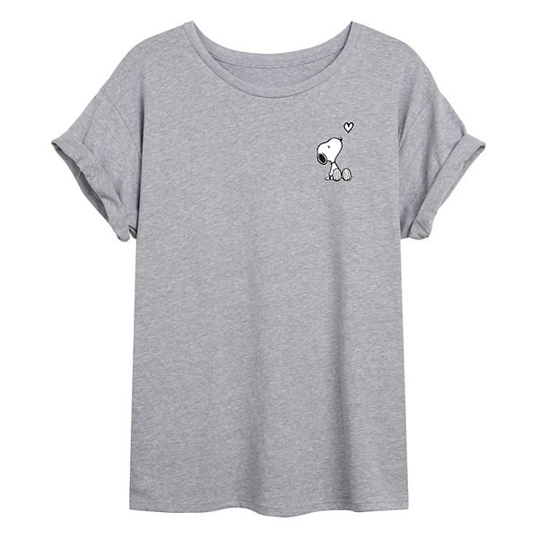 Футболка Juniors Peanuts Snoopy Heart oversized Licensed Character, Heather Gray
Футболка Juniors Peanuts Snoopy Heart oversized Licensed Character, Heather Gray