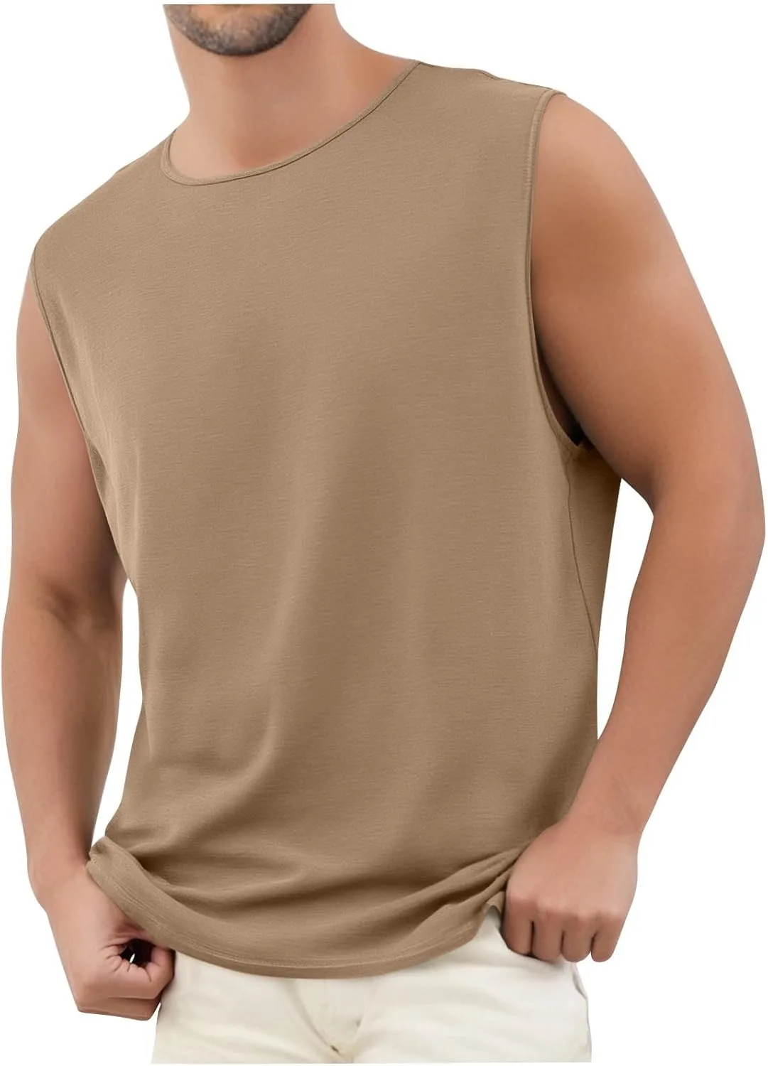 Мужская летняя безрукавка Casual Basic Cotton Shirt Loose Fit Crew Neck Juebong
Мужская летняя безрукавка Casual Basic Cotton Shirt Loose Fit Crew Neck Juebong