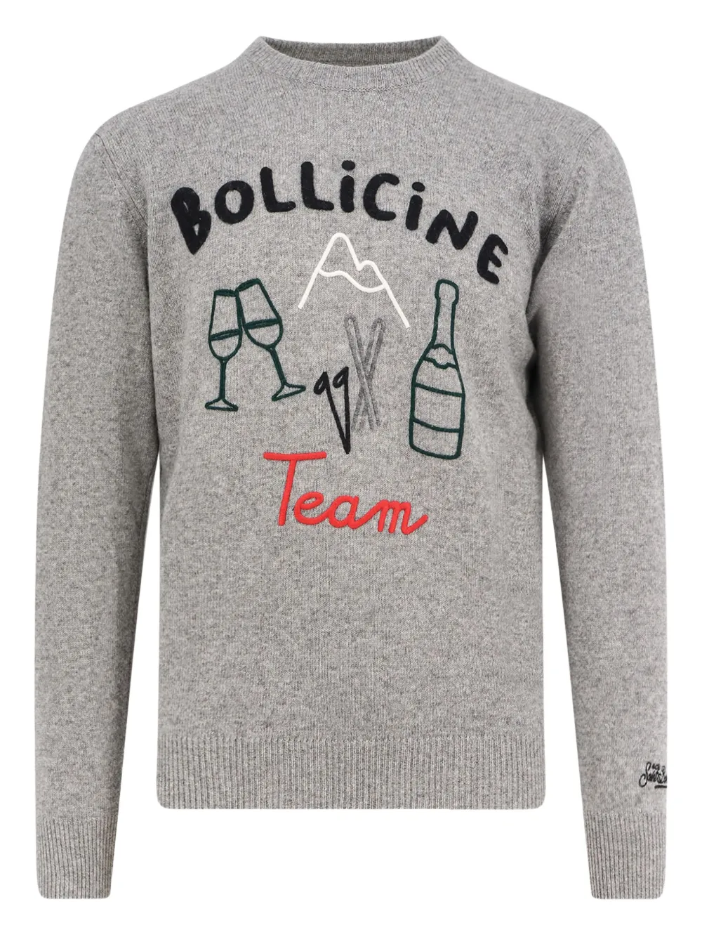 Свитер с круглым вырезом и нашивкой с логотипом Mc2 Saint Barth, серый
Свитер с круглым вырезом и нашивкой с логотипом Mc2 Saint Barth, серый