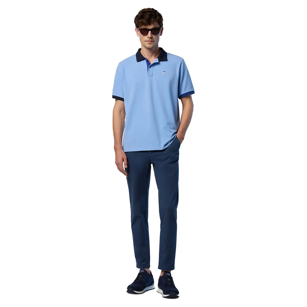 Поло с коротким рукавом North Sails Logo 692440, синий 
Поло с коротким рукавом North Sails Logo 692440, синий