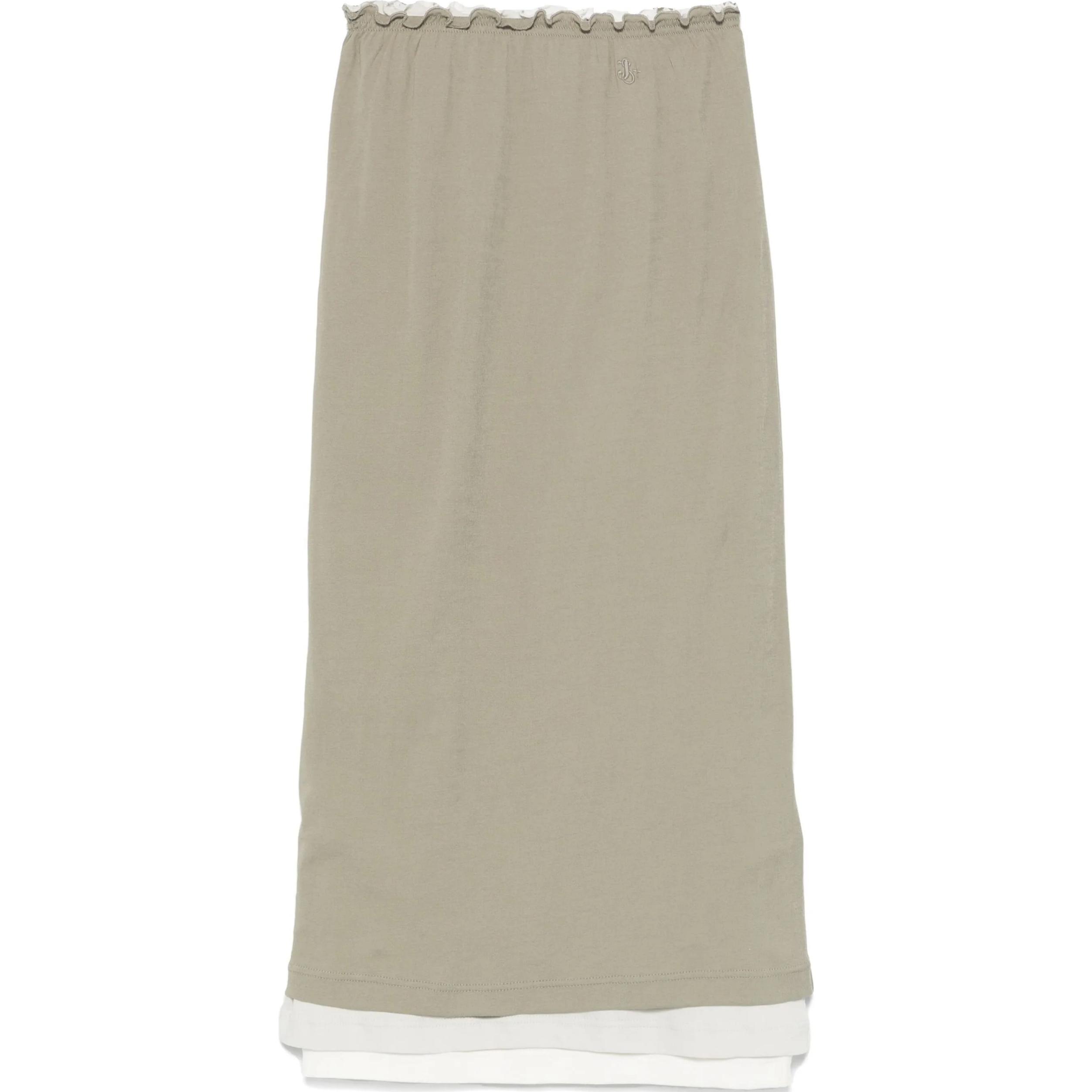 Хлопковая миди-юбка JIL SANDER, белый
Хлопковая миди-юбка JIL SANDER, белый