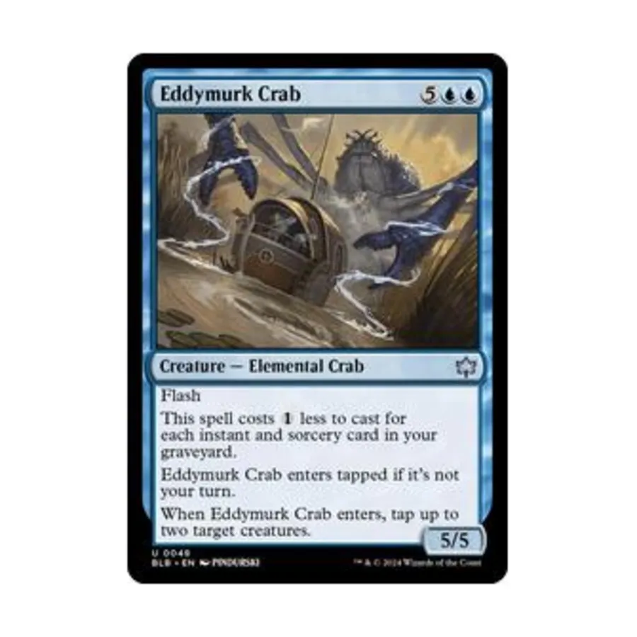 CCG Эддимурк Краб (U), MTG - Bloomburrow
CCG Эддимурк Краб (U), MTG - Bloomburrow