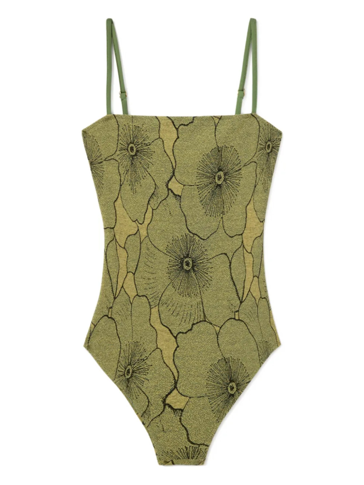 La DoubleJ купальник с цветочным принтом, зеленый
La DoubleJ купальник с цветочным принтом, зеленый