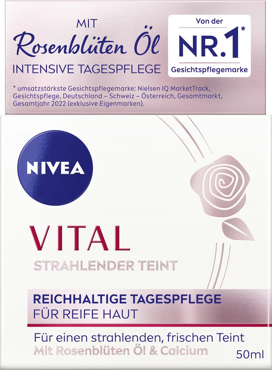 Дневной крем NIVEA VITAL Strahlender Teint reichhaltige Tagespflege
Дневной крем NIVEA VITAL Strahlender Teint reichhaltige Tagespflege