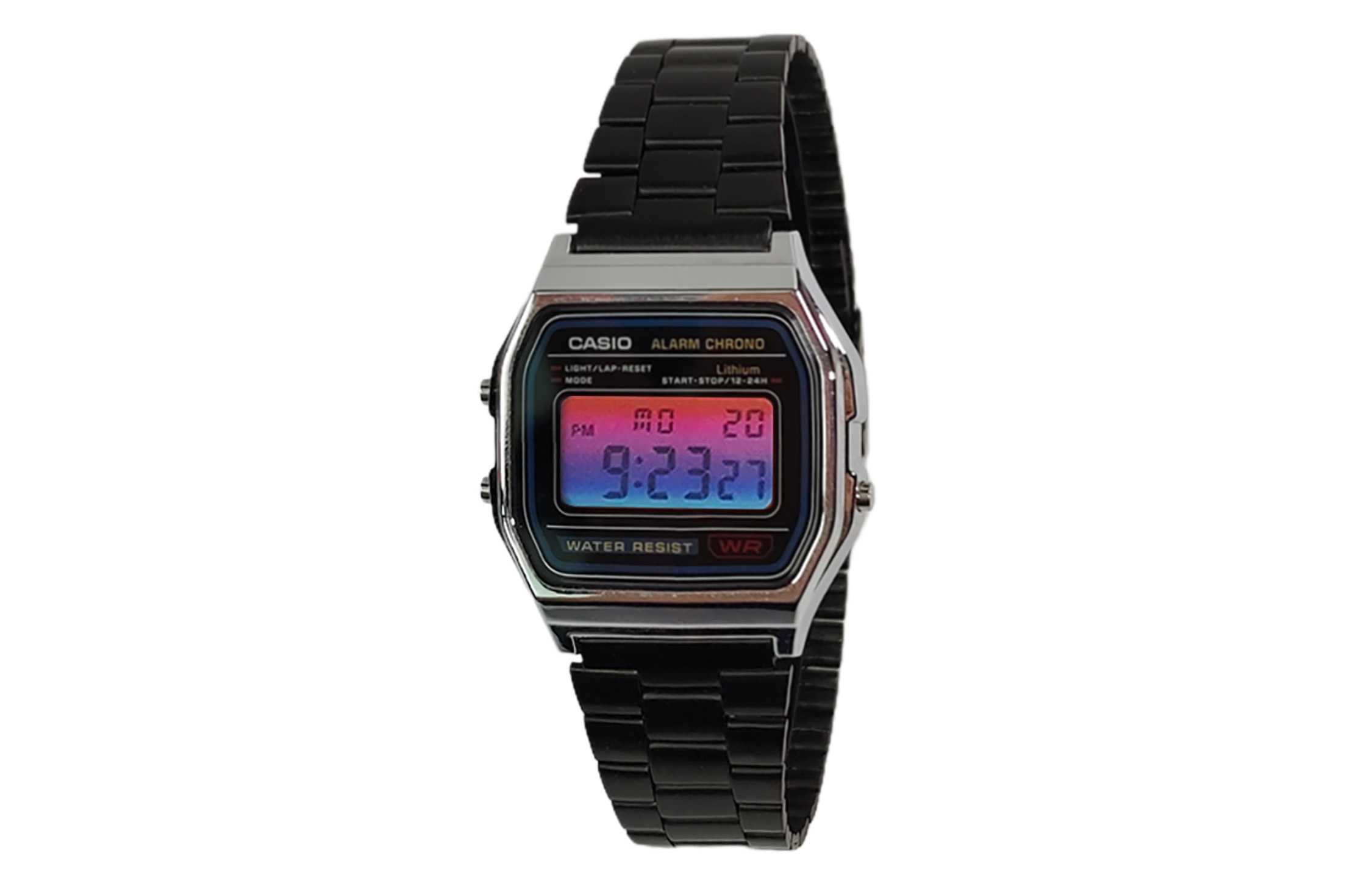 CASIO Кварцевые часы унисекс с черным циферблатом на стальном браслете
CASIO Кварцевые часы унисекс с черным циферблатом на стальном браслете