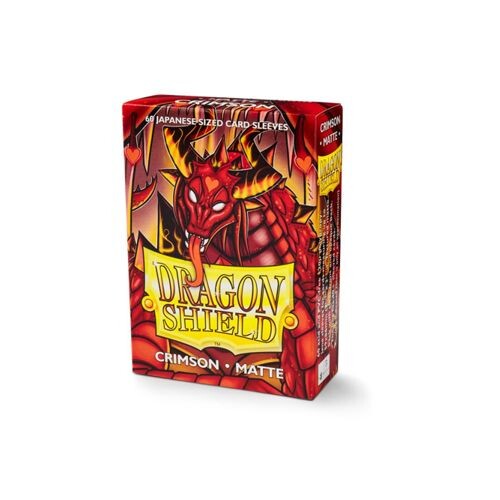 Чехол для карточек Dragon Shield Matte Japanese Size – Crimson (60 Ct. In Box)
Чехол для карточек Dragon Shield Matte Japanese Size – Crimson (60 Ct. In Box)